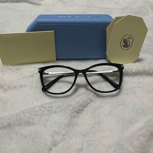 Swarovski Black Eyeglasses